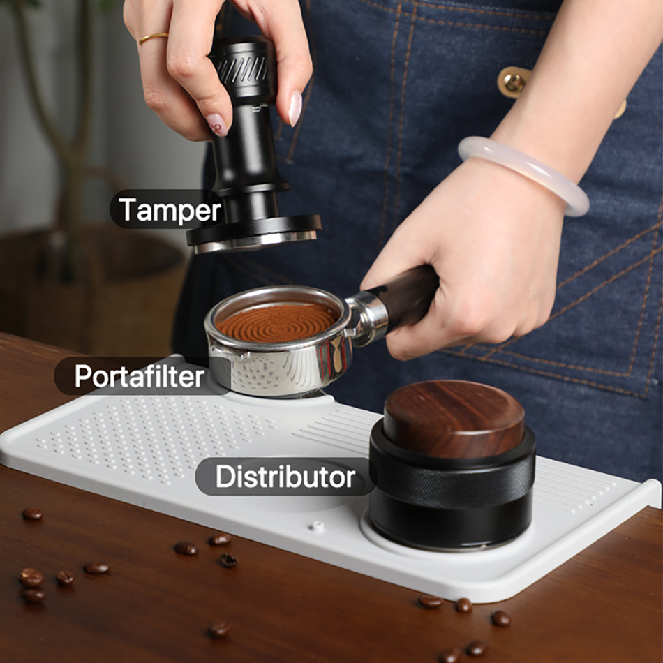 커피 탬퍼 매트 스테이션 스탠드 포타필터 홀더 지지대  - Coffee Equipment Holder 리뷰 및 가격