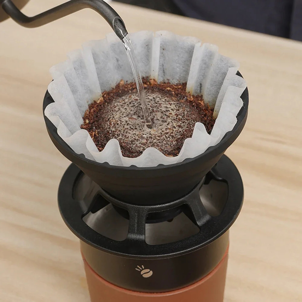 휴대용 재사용 커피 드리퍼 실리콘 커피 필터 컵 야외  - Coffee Equipment V60 리뷰 및 가격
