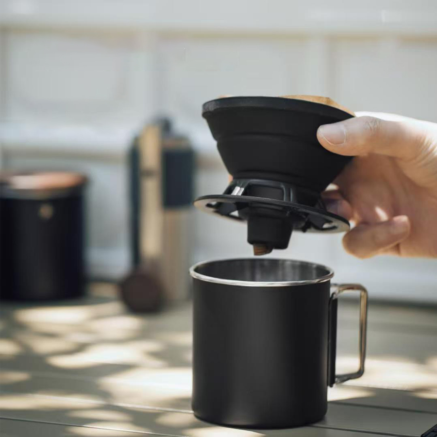 휴대용 재사용 커피 드리퍼 실리콘 커피 필터 컵 야외  - Coffee Equipment V60 리뷰 및 가격