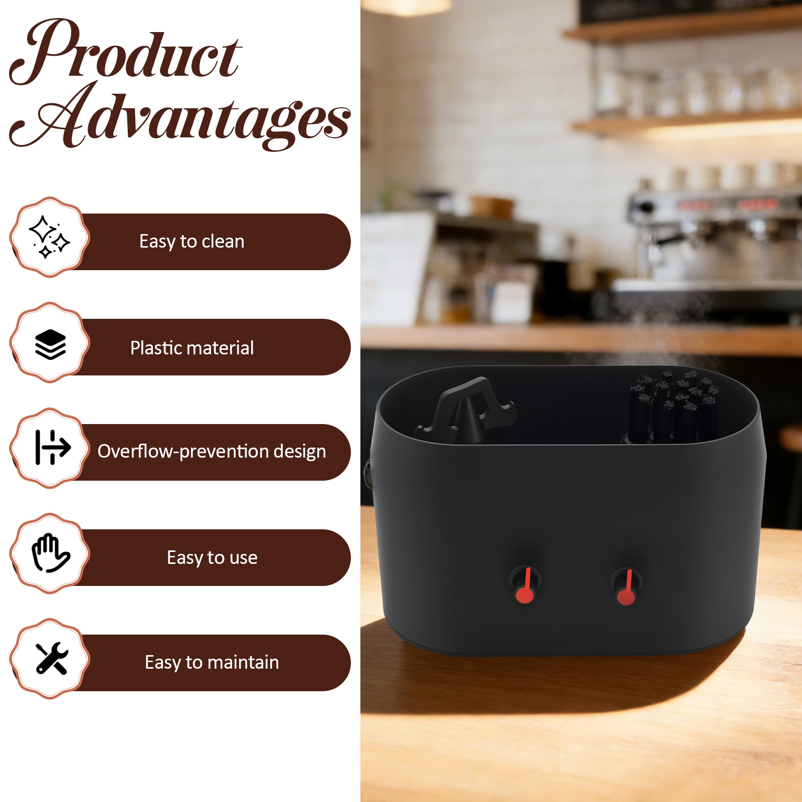 자동 노크박스 클리너 전동 자동 노크박스 클리너 커피  - Coffee Equipment Holder 리뷰 및 가격